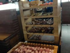 面包甜点陈列柜-很久以前羊肉串(中山公园店)