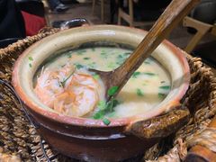 鲜虾干贝粥-潮十三潮汕砂锅粥(高新四路大都荟店)