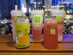 柠檬气泡茶-奈雪的茶(苏宁广场店)
