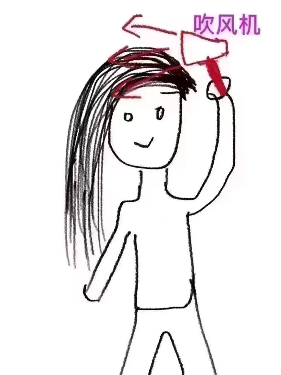 一些吹头发的小技巧