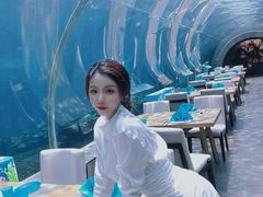 -海棠湾洲际-涛·海底餐厅·美人鱼·自助餐·海底隧道
