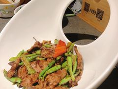 杭椒炒牛柳-老头儿油爆虾(星光一期店)