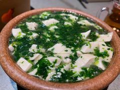 芥菜虾仁嫩豆腐-兰溪小馆(东直门簋街店)