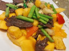 香芒爆牛肉-富黎华海鲜大酒楼(正大广场店)
