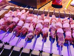 锡林郭勒现穿羔羊肉串-三个蒙古大叔羊肉串(大宁店)