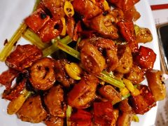 香辣肥肠-添福来墨鱼饺子 · 海鲜东北菜(泡崖店)