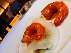 甘草黄油香煎大红虾-Le Comptoir de Pierre Gagnaire