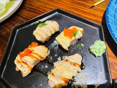 火炙三文鱼寿司四味-鸟鹏烧鸟居酒屋(熙龙湾店)