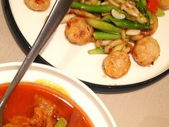 烧汁白玉菇炒带子-尚一汤·粤菜海鲜(环球港店)