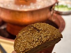 芝麻烧饼-北京老门框爆肚涮肉馆(锦业路店)