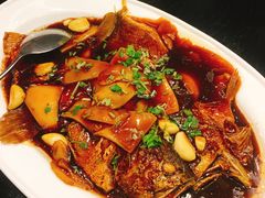 温式黄鱼烧年糕-柒园·三十年创意杭帮菜(龙湖滨江天街店)
