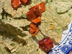 面拖桑树叶-天台徐家小吃