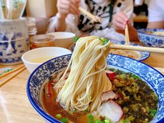 苏式雪菜叉烧面-裕兴记·三虾面(西北街总店)