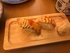 火炙焦糖三文鱼手握-坂吉屋·居酒屋深夜食堂(龙湖店)