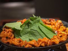 铁板章鱼五花肉-春熙台韩国料理·章鱼肥牛(西丽店)