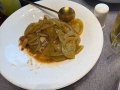 青番茄炒肉-鹊华居·地道鲁菜·海鲜·融合味(大明湖店)