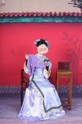 -后宫·古装汉服京剧儿童亲子全家福摄影