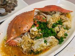 葱油梭子蟹-金海湾海鲜排档(朱家尖店)