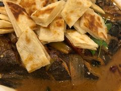 鱼头泡饼（另加饼10元/份）-乡村驴肉馆羊蝎子
