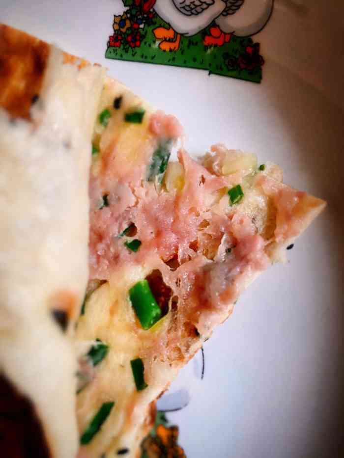 绮园大饼(绮园亭子店)-"前天散步路过,今天试试.居然挺好吃,很香.