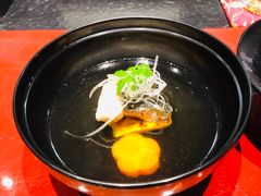 海鲈鱼配烤豆腐清汤-虎吟こぎん