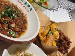 椒盐排骨拼玉米-味上湘菜馆(河马店)