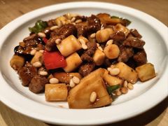 松子牛肉炒年糕-兔爸私家小厨(新北万达店)