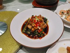 捞汁秋葵-子霖南山鲜虾面(南山总店)