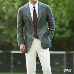 -怒马会 全麻衬西装高级定制