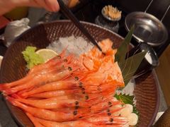 甜虾刺身-牛YO寿喜烧和牛火锅自助(三台子万象汇店)