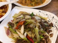 葱爆羊肉-长城东北菜(新港西路店)