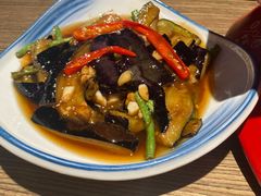 豇豆茄子-龙少爷碳火干锅(环球中心店)