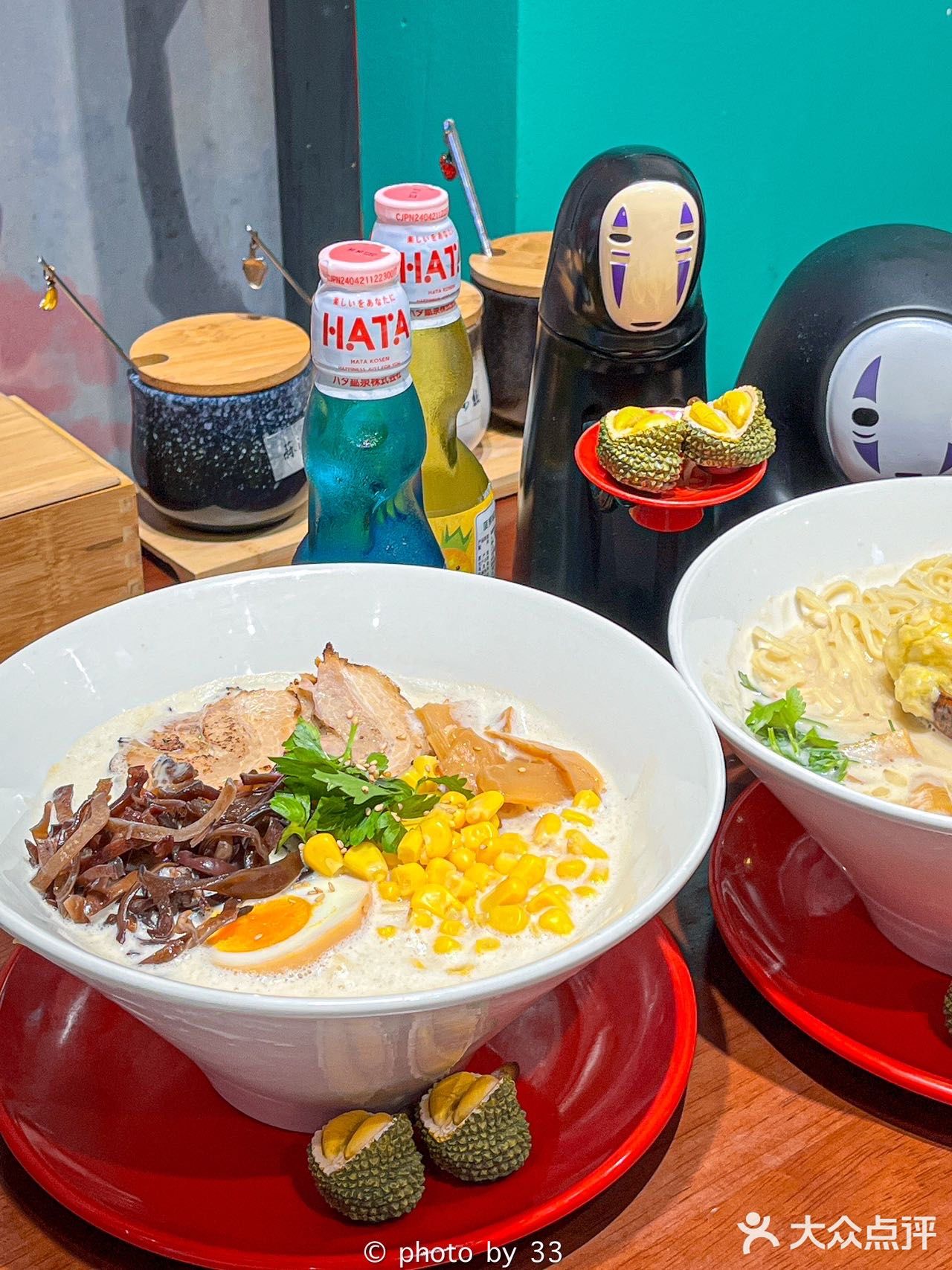 大连也能吃到榴莲拉面了!还能看到巨熊北北!!