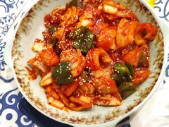 泡菜炒鱿鱼-쌍화점 霜花店·朝鲜族料理(徐家汇店)