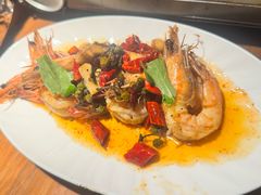 山胡椒油爆虾-满满初牛·炭烧牛肉专门店(国大店)