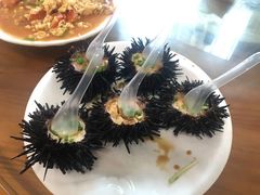 蒸海胆-叶姐海鲜(棋子湾店)