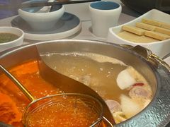 番茄鸳鸯锅-左庭右院鲜牛肉火锅(南通CBD大有境店)