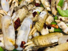 辣炒蛏子-宾朋海鲜特色美食餐厅·纯手工鲅鱼水饺(兴海路店)