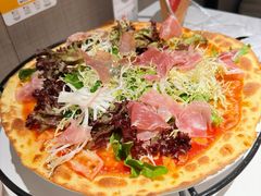 芝麻菜三文鱼披萨-赤火牛排(金狮广场店)