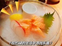 厚切深海三文鱼刺身-万岁寿司(天河领展店)