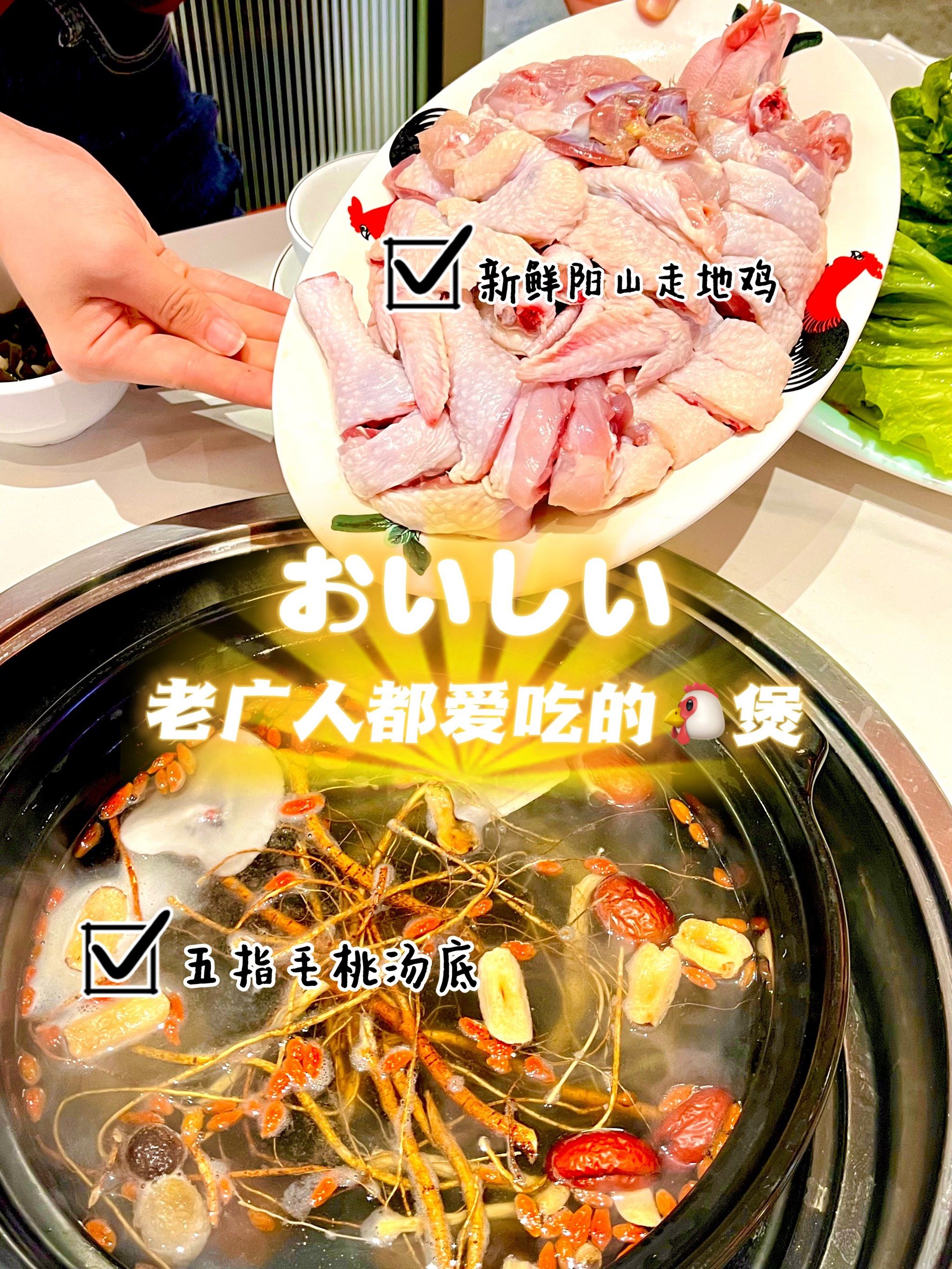 没白来好吃!地铁口的老式炭炉鸡煲!