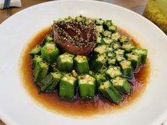 黑椒牛肉拼秋葵-将相和·海鲜蒸饺大连菜