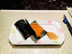 和牛海胆鱼子酱寿司-Ginza Onodera铁板烧(外滩十八号店)