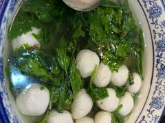 菊叶鱼丸汤-广迎居老正兴菜馆