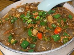 腊汁肉炒凉粉-山丹丹西北菜(金贸大厦店)
