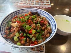 辣子鸡丁煮馍（普通）-老西安韩记三鲜煮馍(四府街店)