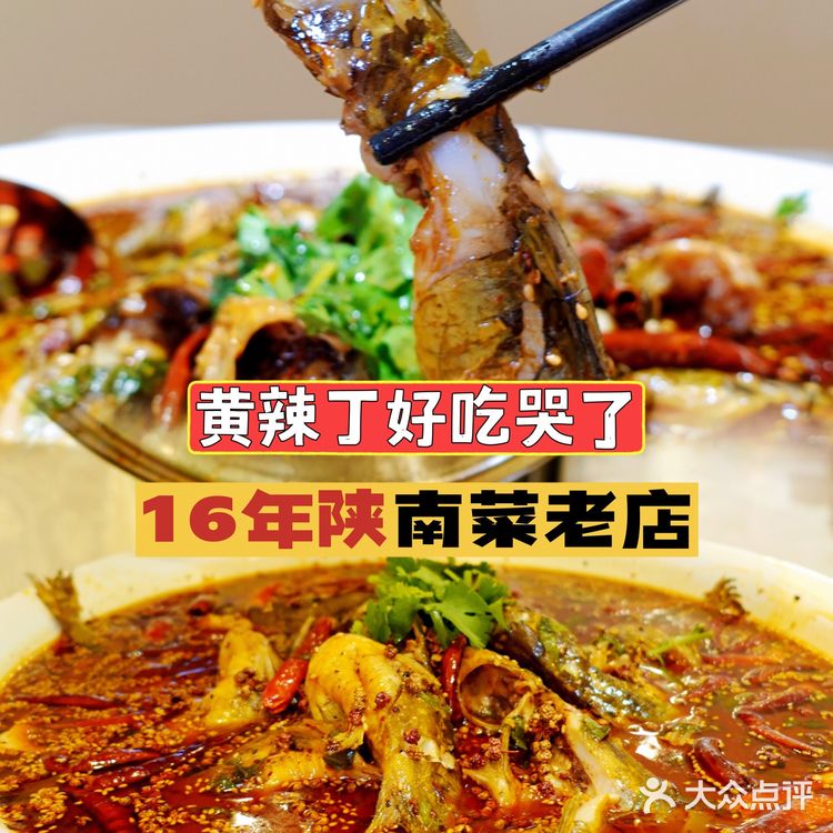 十六年的陕南菜老店🔥汉中黄辣丁好吃哭了🐟