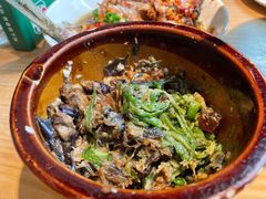 皮蛋青椒擂茄子-费大厨辣椒炒肉(皇庭广场店)
