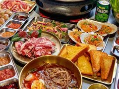 -围炉肉舍•炭烤活鳗•丹东海鲜烤肉(步行街店)