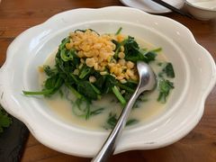 鲜豌豆瓣煮豆尖-陆壹捌餐厅(五大道店)